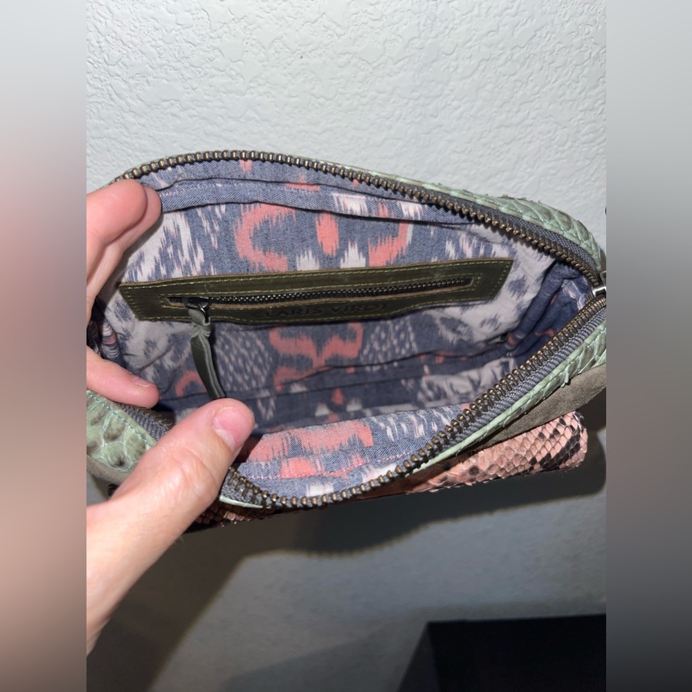 CLARIS VIROT Charly Python Shoulder Crossbody Bag - image 3